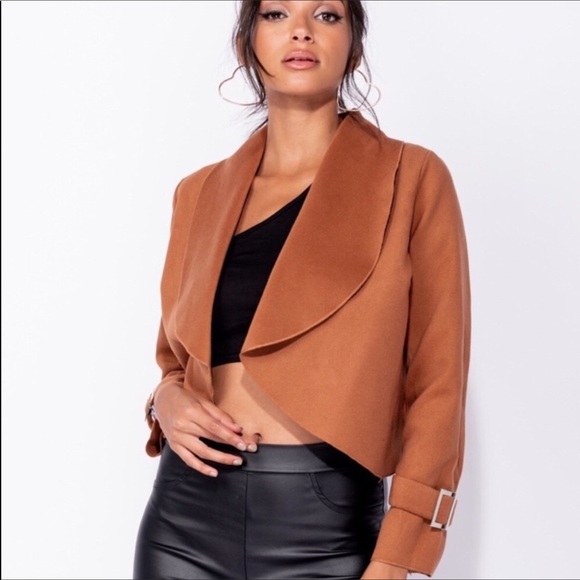 Coco Buckle Cuff Waterfall Jacket - Picture 3 of 6